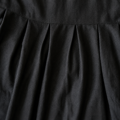 Box Pleat Skirt - Classic Black