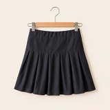 Classic Black - Box Pleat Skirt