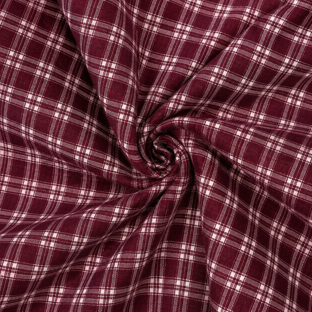 Gathered Skirt - Berry Plaid