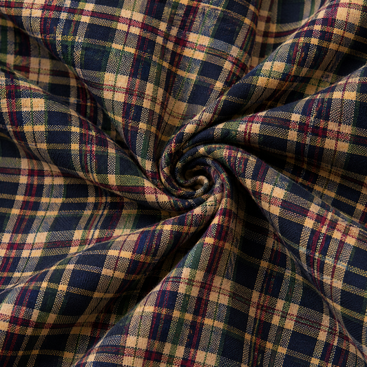 Gathered Skirt - Forest Green Tartan