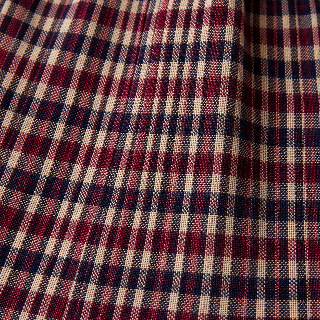 Gathered Skirt - Berry Gingham