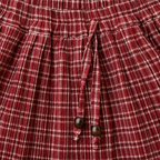Berry Plaid - Gathered Skirt
