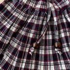Midnight Plaid - Gathered Skirt